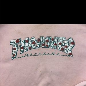 Thrasher rose sweatshirt